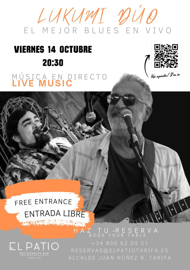 Blues live el viernes 14 de Octube en El Patio