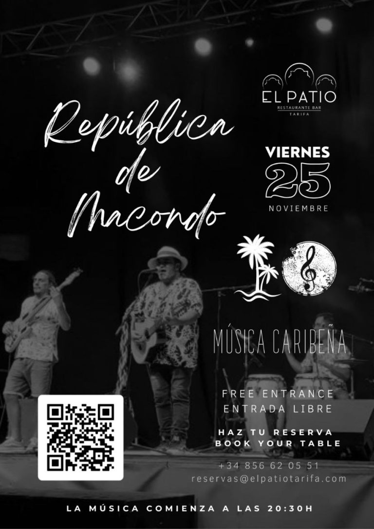 Cena con Musica Caribeña en directo | 25 de Noviembre