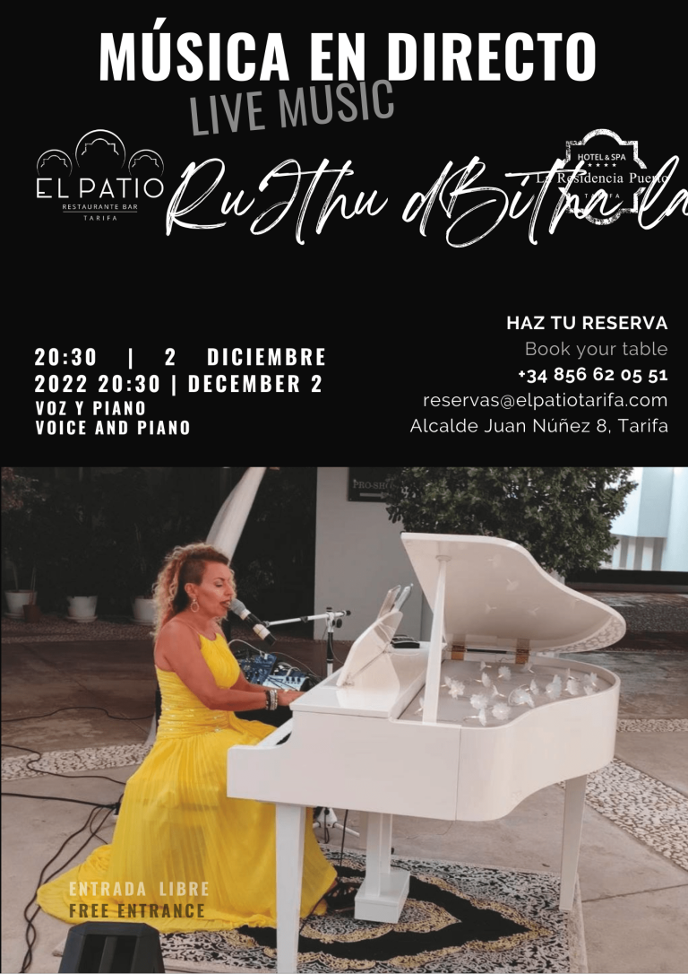 Cena con Pianista en directo | 02 de Diciembre