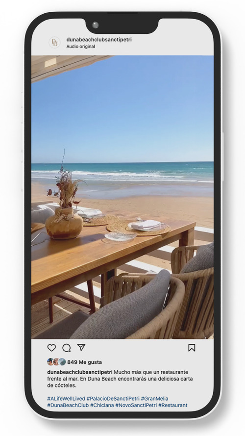 duna beach club sanctipetri instagram