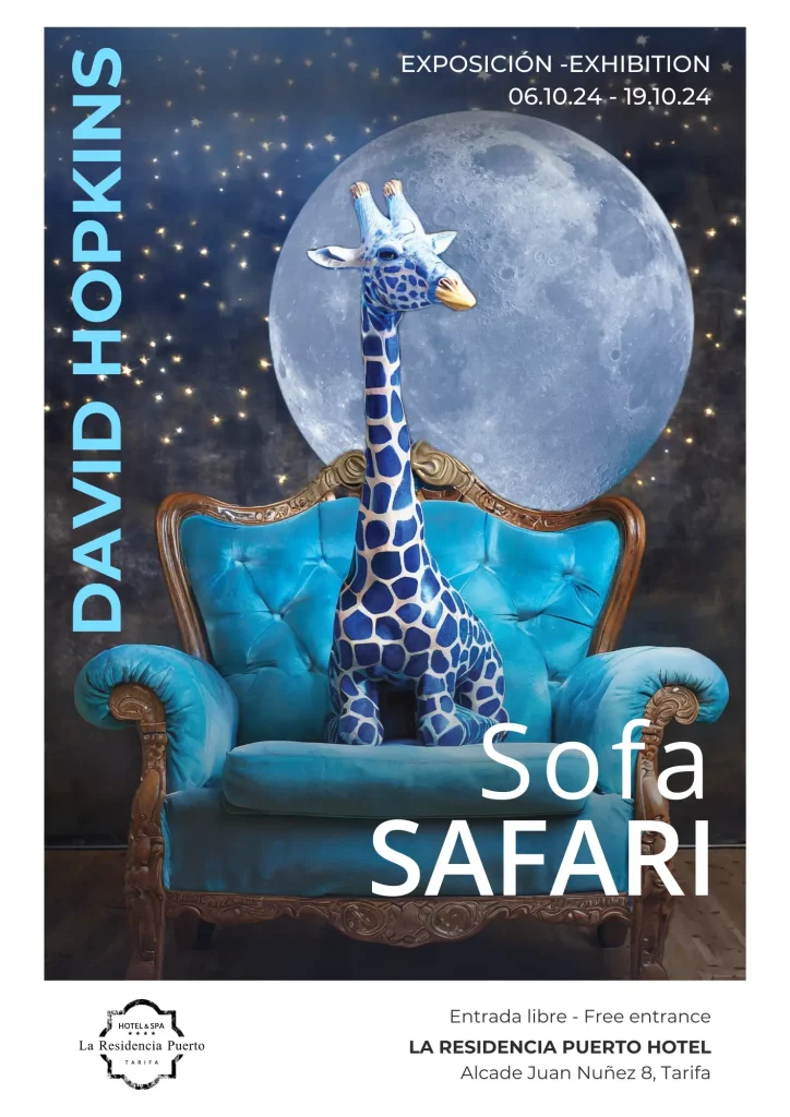 Cartel Exposición Sofi Safari de David Hopkins